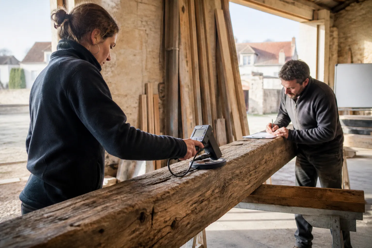 Bois de réemploi : les contrôles avant chantier