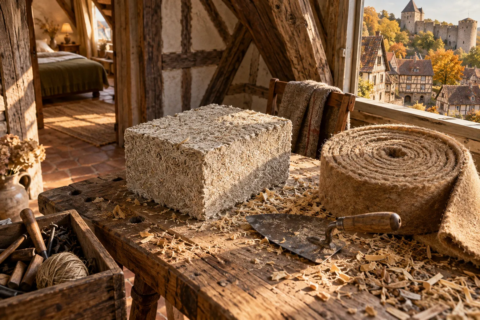 Colombages : chaux-chanvre ou laine de bois pour isoler ?