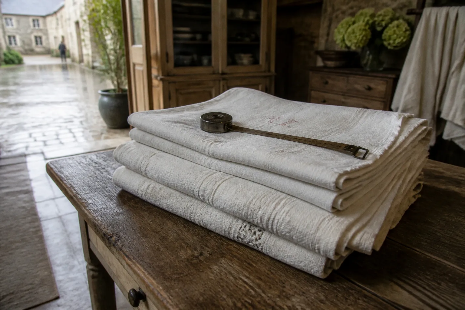 Draps anciens en lin : la checklist avant achat en brocante